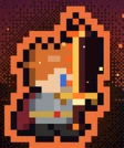 Pixel Lineage Warrior class sprite